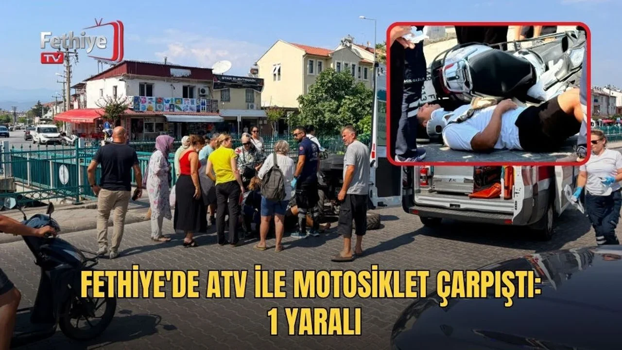 ATV ve motosikletin çarpıştığı kazada hafif yaralanan kişi, sağlık ekiplerinin müdahalesiyle hastaneye kaldırıldı.