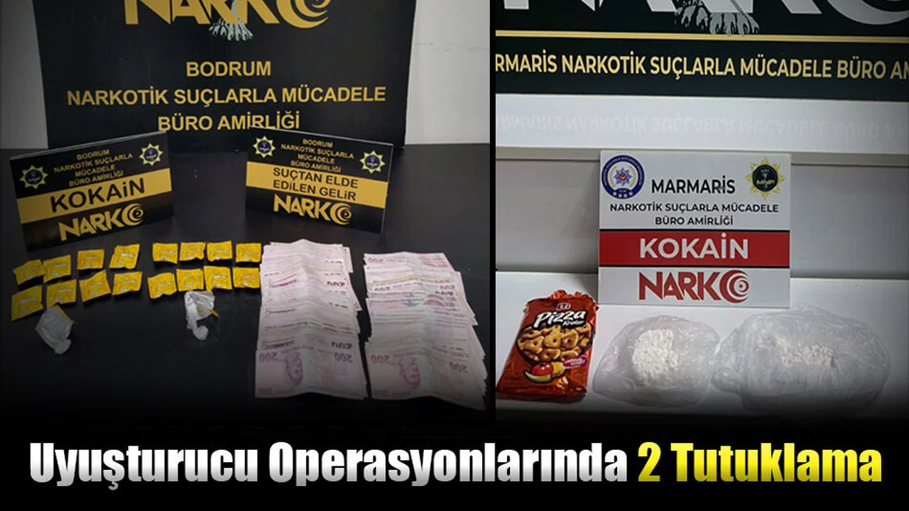 Uyuşturucu Operasyonlarında 2 Tutuklama
