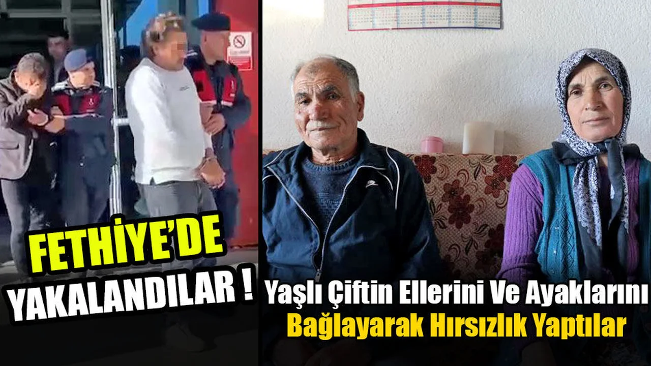 Yaşlı Çiftin Ellerini Ve Ayaklarını Bağlayarak Hırsızlık Yaptılar