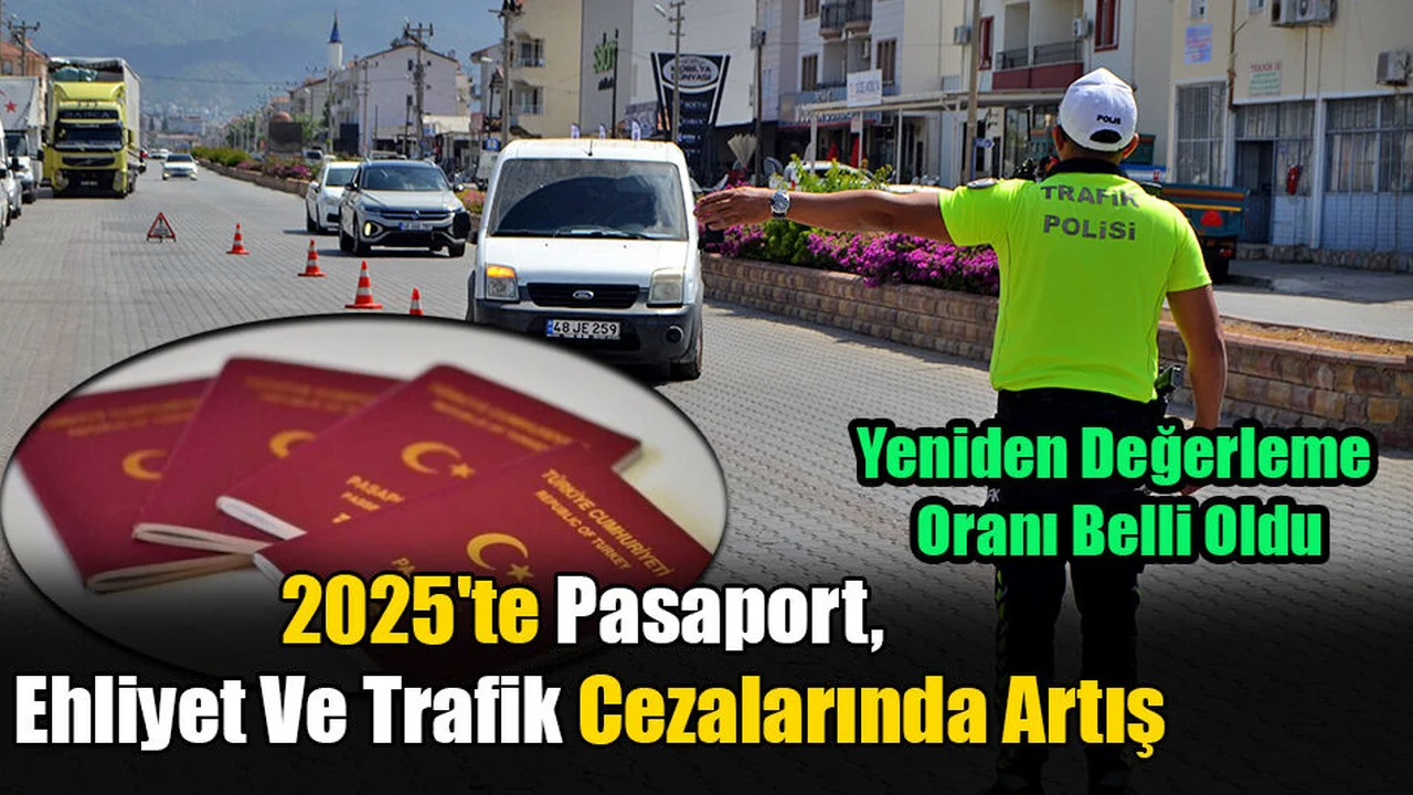 2025'te Pasaport, Ehliyet Ve Trafik Cezalarında Artış