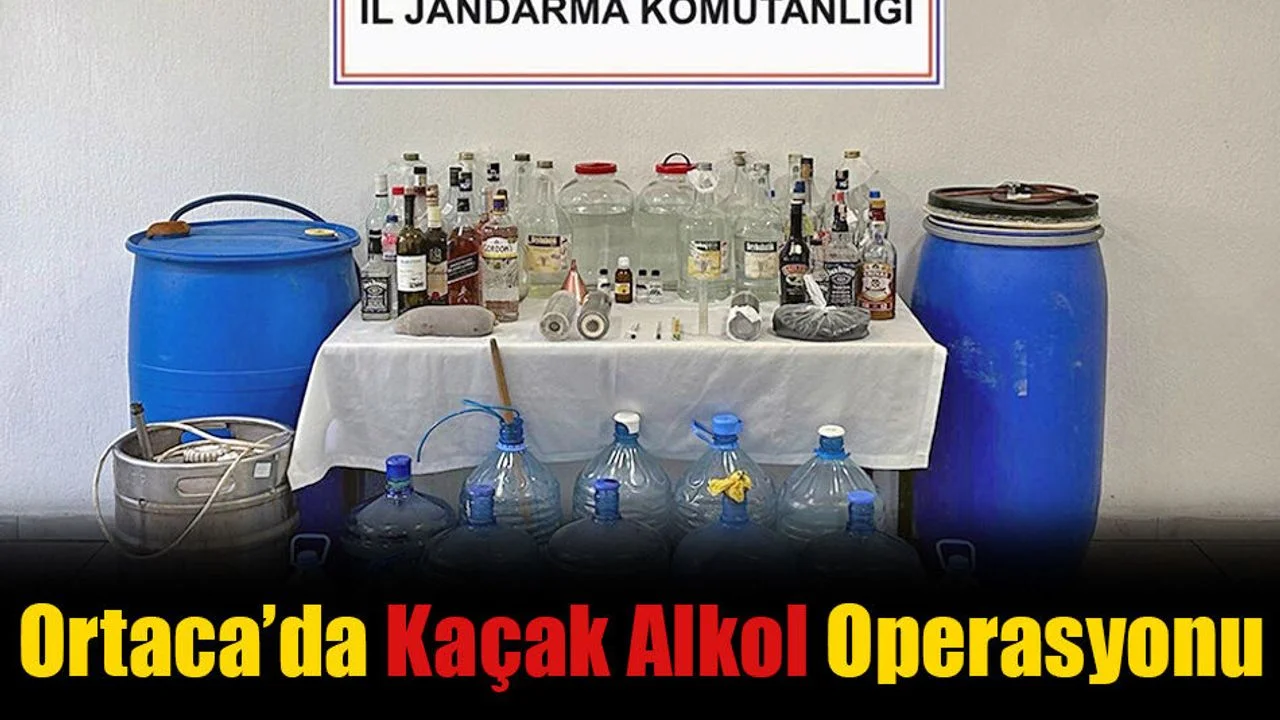 Ortaca’da Kaçak Alkol Operasyonu