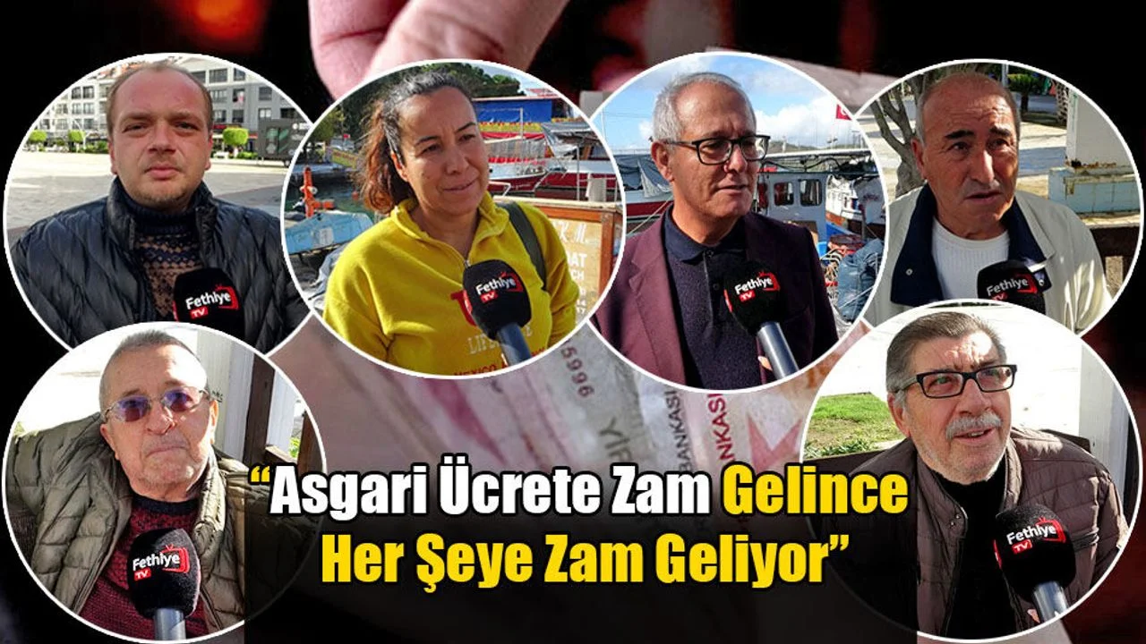 Fethiye Halkı Asgari Ücret Konusunda Taleplerini Dile Getirdi