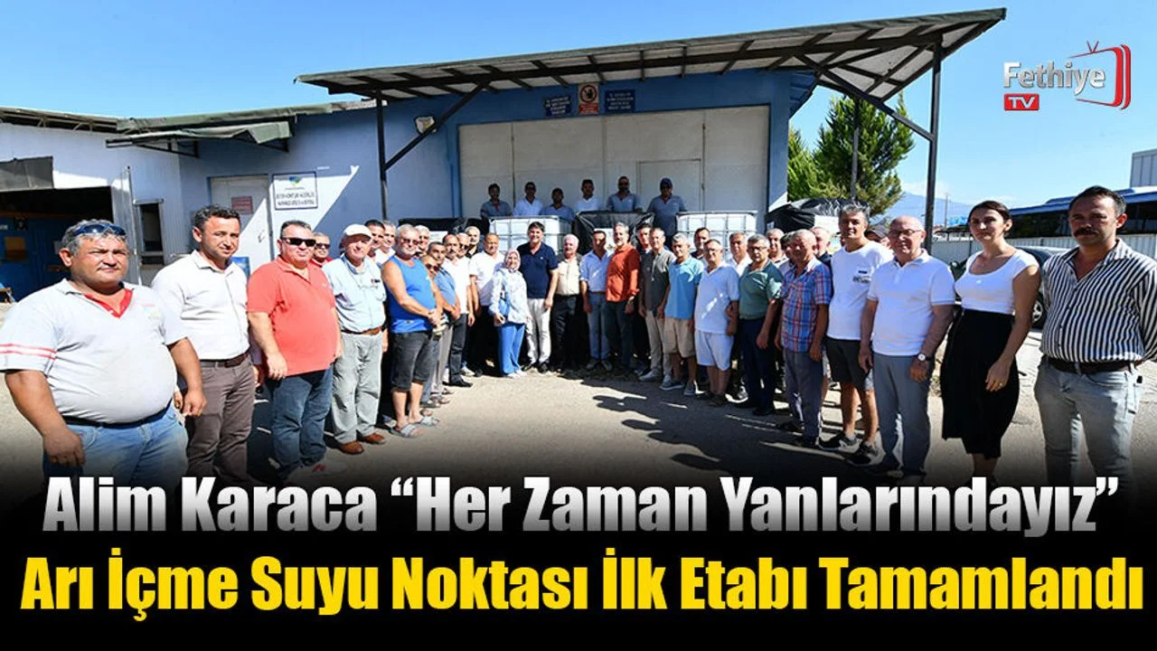 Arı İçme Suyu Noktası İlk Etabı Tamamlandı