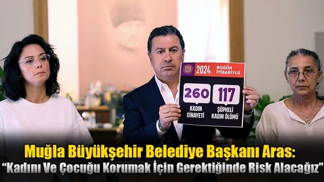 Başkan Aras; “Kadını Ve Çocuğu Korumak İçin Gerektiğinde Risk Alacağız”