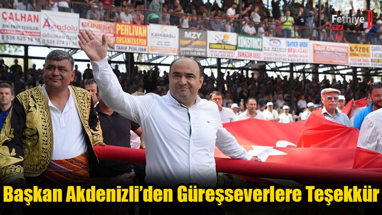 Başkan Akdenizli’den Güreşseverlere Teşekkür