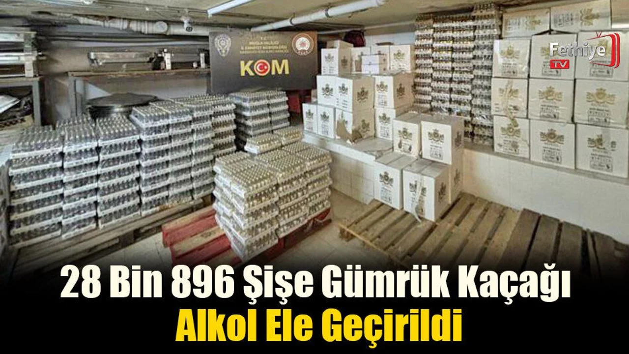 Fethiye, Dalaman, Marmaris’te Kaçak İçki Operasyonu