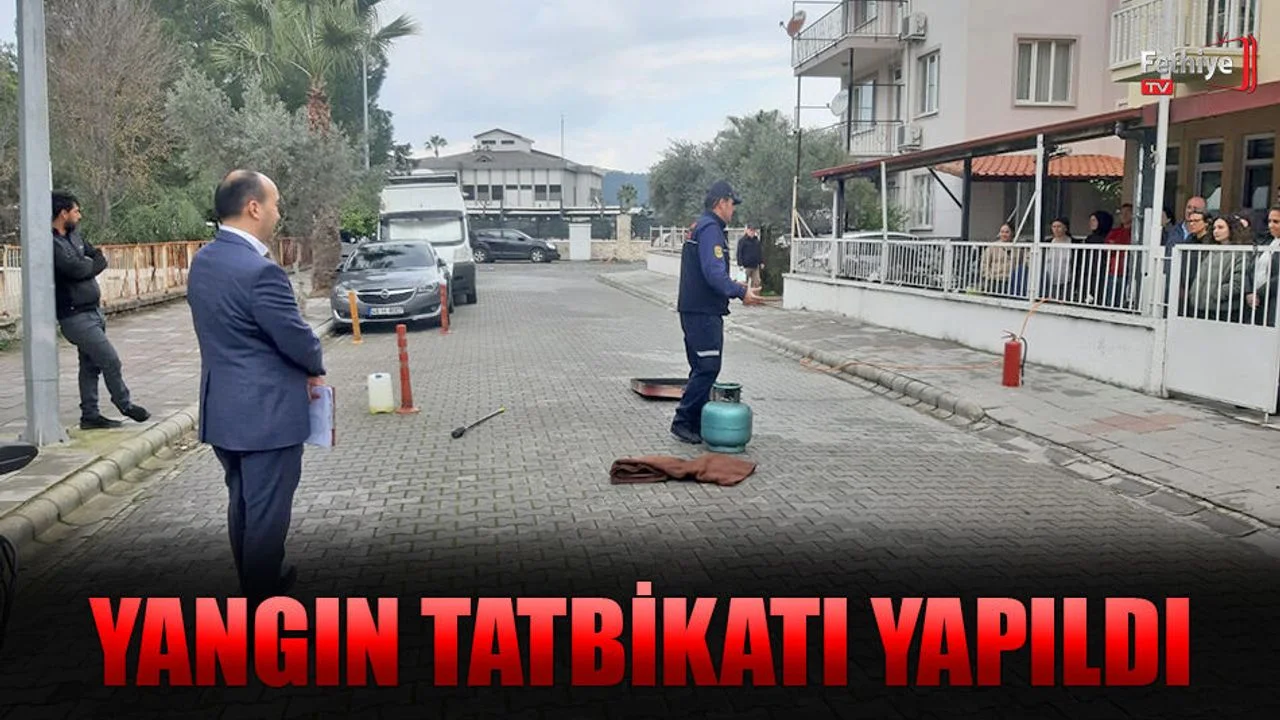 Yangın Tatbikatı Yapıldı