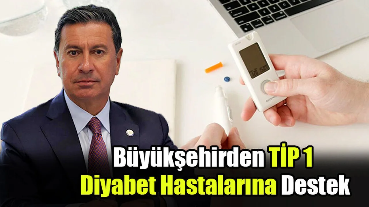 Büyükşehirden Tip 1 Diyabet Hastalarına Destek