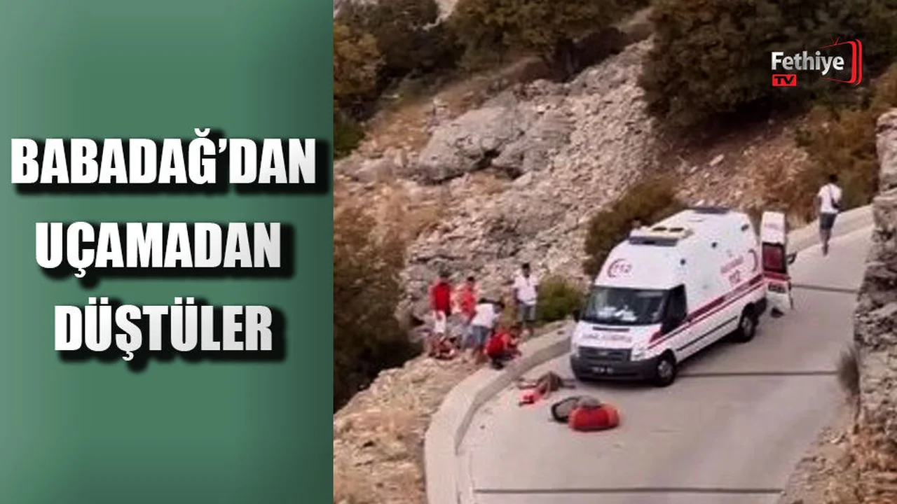 Babadağ’dan Uçamadan Düştüler