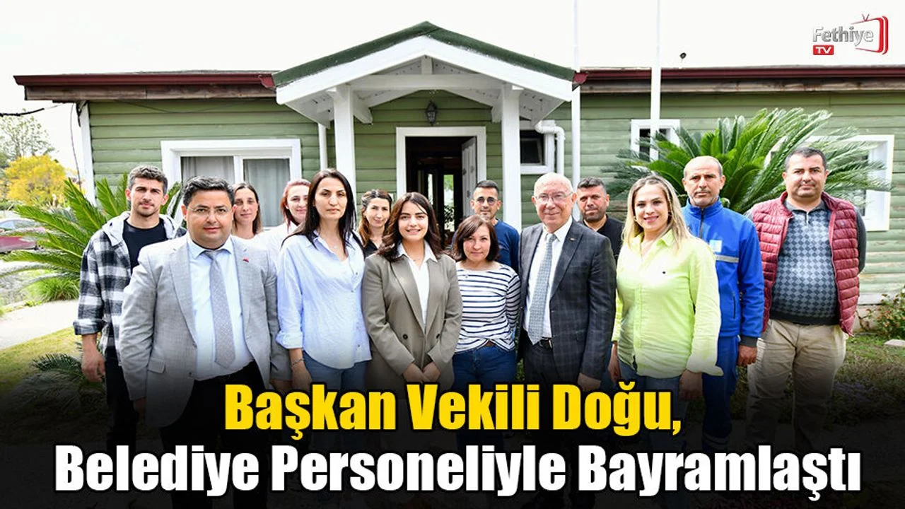 Başkan Vekili Doğu, Belediye Personeliyle Bayramlaştı