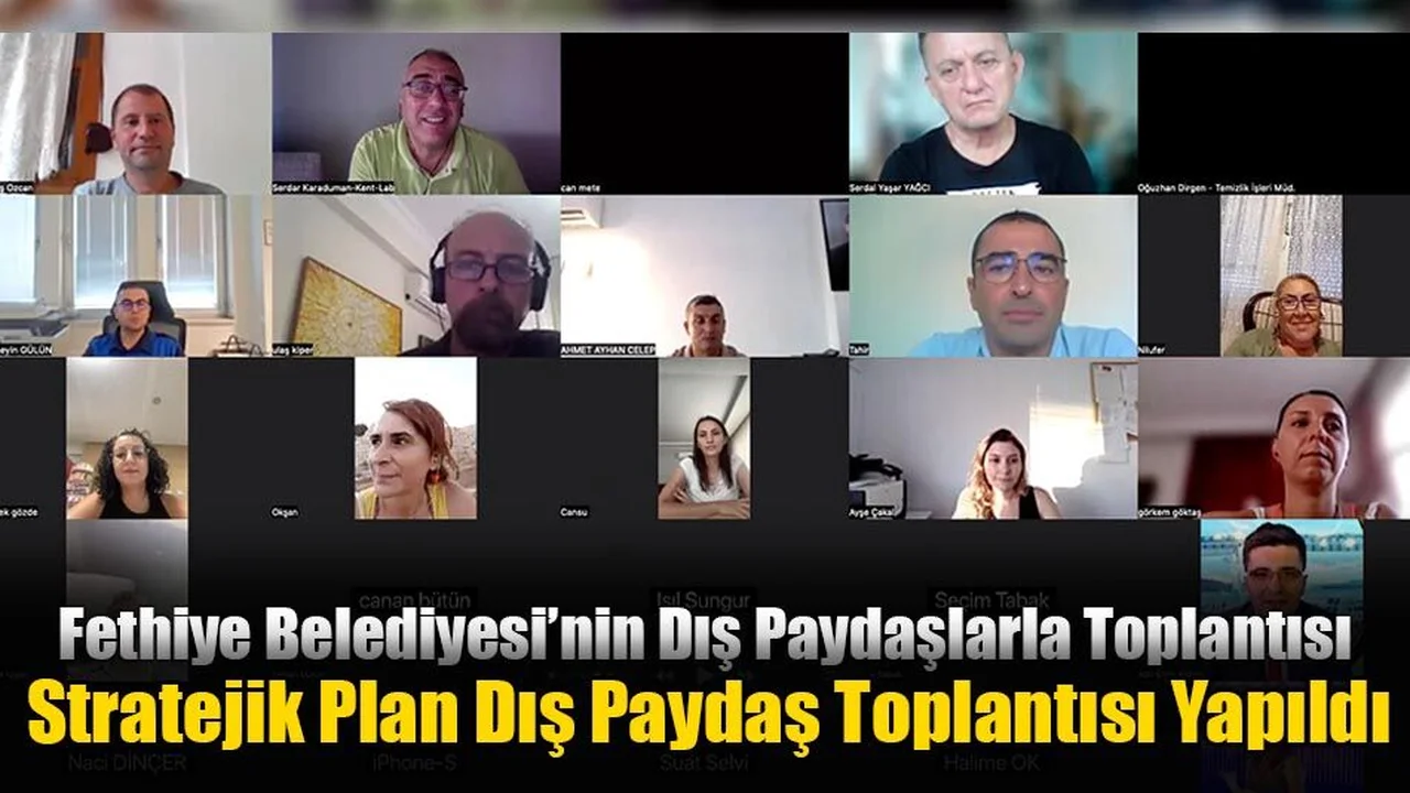 Stratejik Plan Dış Paydaş Toplantısı Yapıldı
