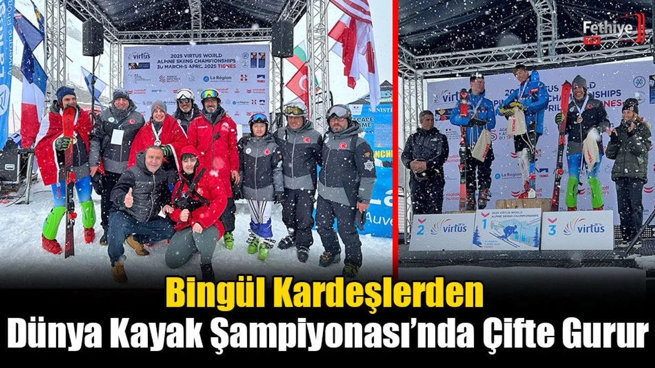 Bingül Kardeşlerden Dünya Kayak Şampiyonası’nda Çifte Gurur