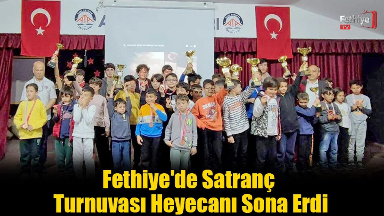 Fethiye'de Satranç Turnuvası Heyecanı Sona Erdi