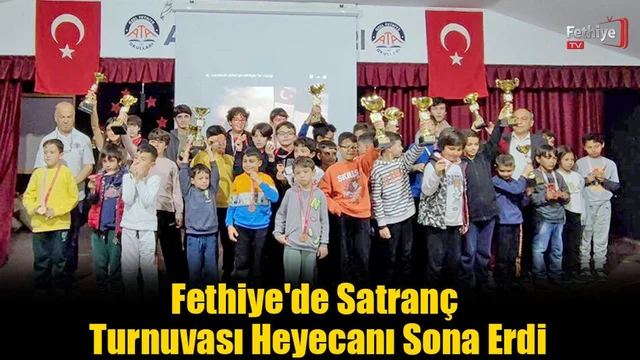 Fethiye'de Satranç Turnuvası Heyecanı Sona Erdi