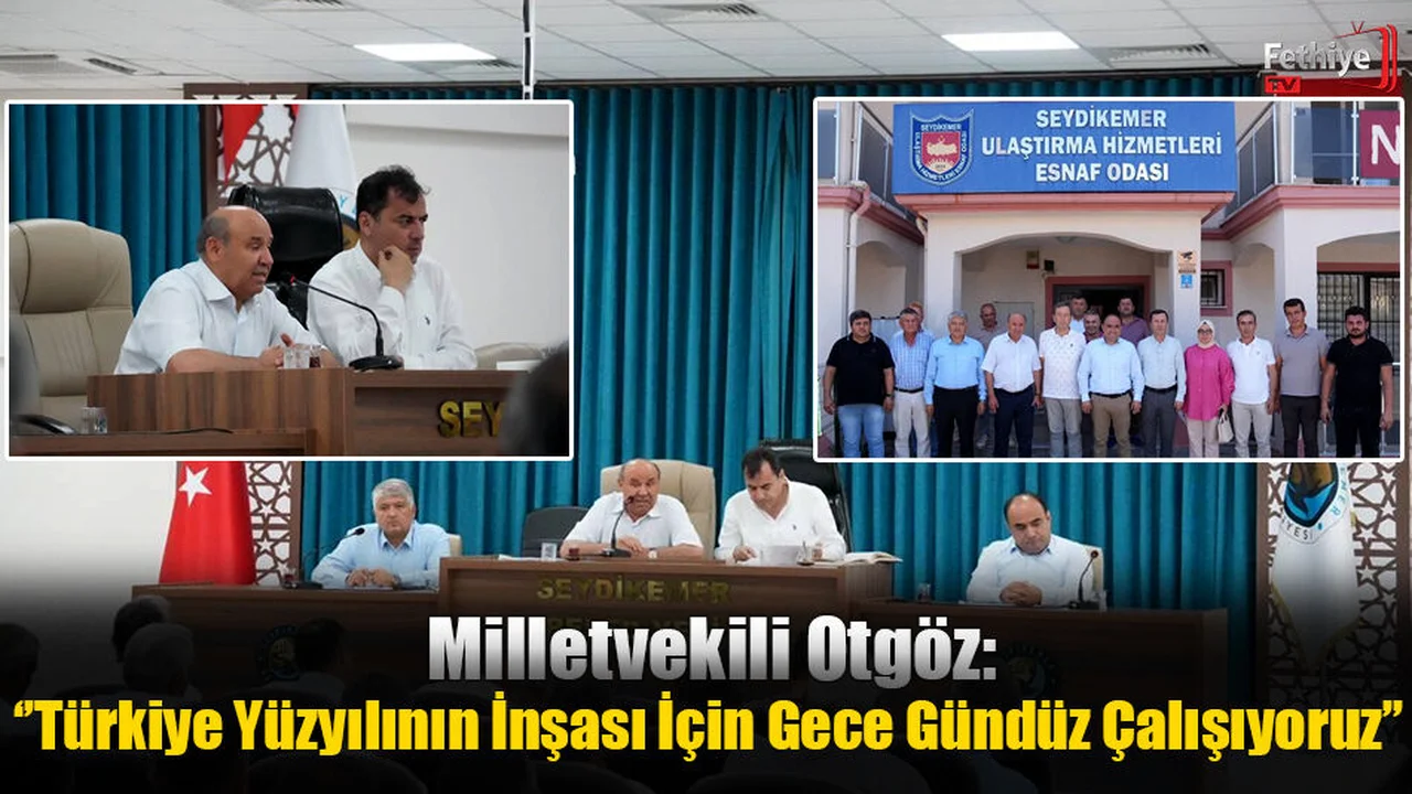 Milletvekili Otgöz, Seydikemer'e yapılan Yatırımları Ve Ülke Gündemini Değerlendirdi
