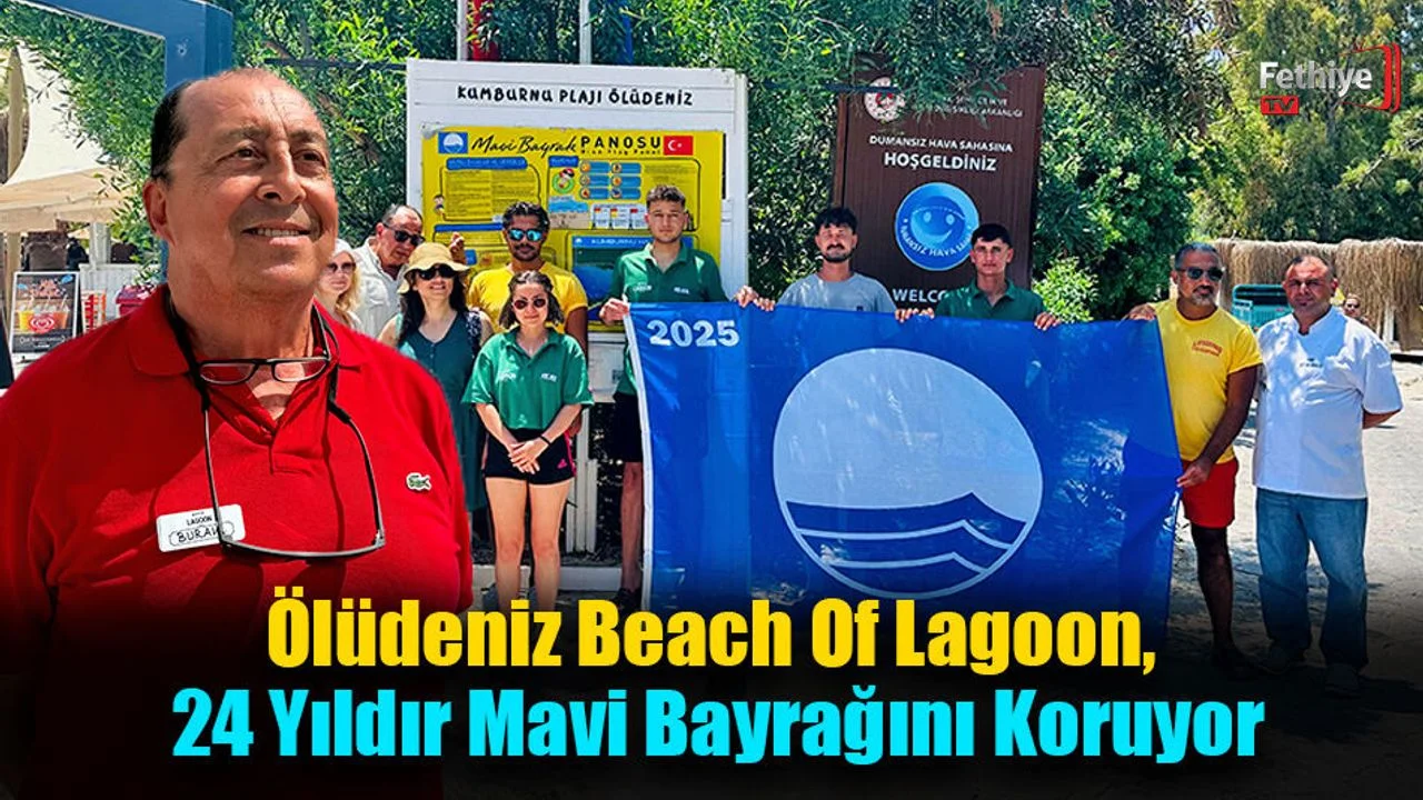 Ölüdeniz Beach Of Lagoon, 24 Yıldır Mavi Bayrağını Koruyor