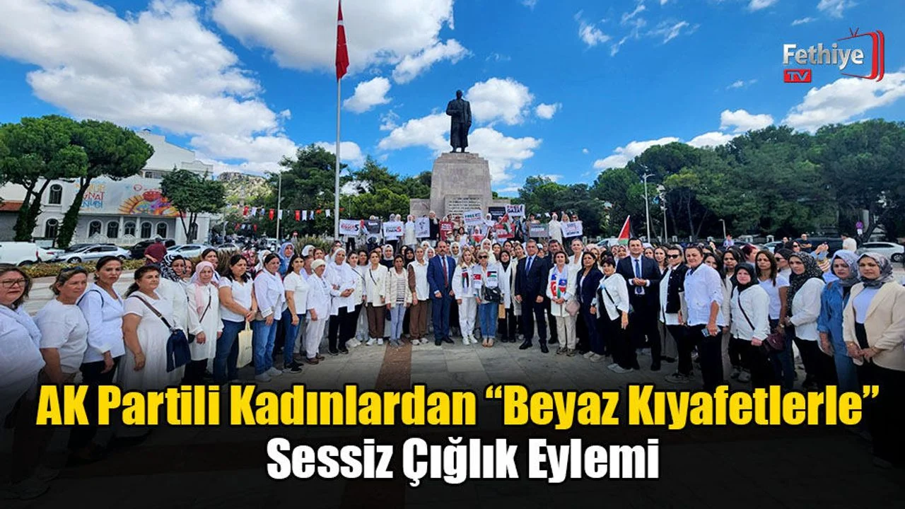 Gazze İçin Sessiz Çığlık Zinciri Oluşturdular
