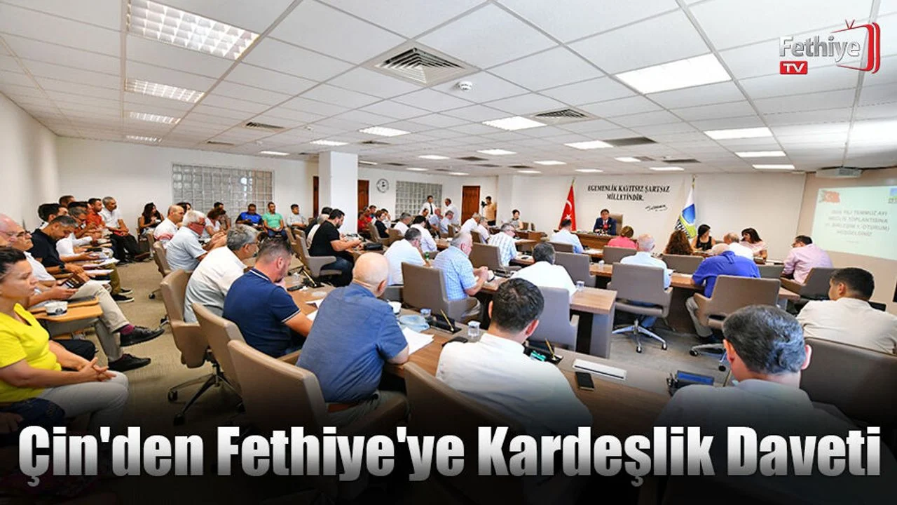 Çin'den Fethiye'ye Kardeşlik Daveti