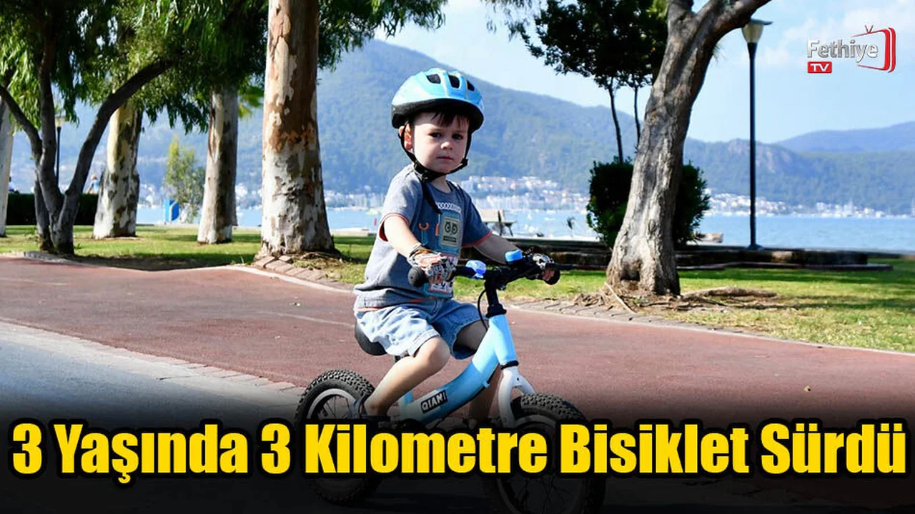 3 Yaşında 3 Kilometre Bisiklet Sürdü