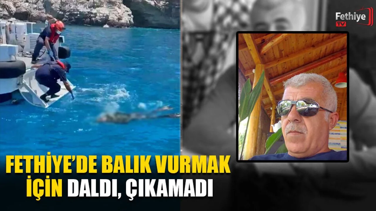 Fethiye'de Balık Vurmak İçin Daldı, Çıkamadı