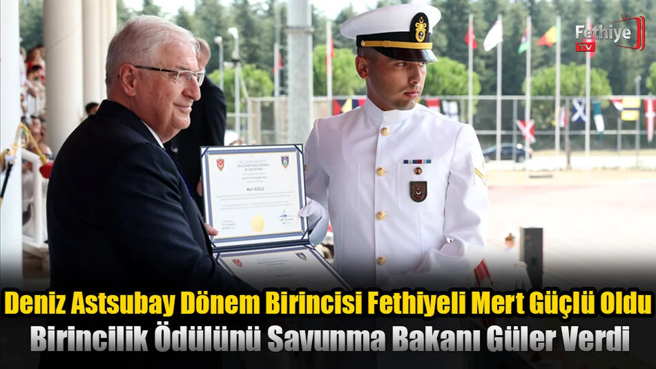 Deniz Astsubay Dönem Birincisi Fethiyeli Mert Güçlü Oldu