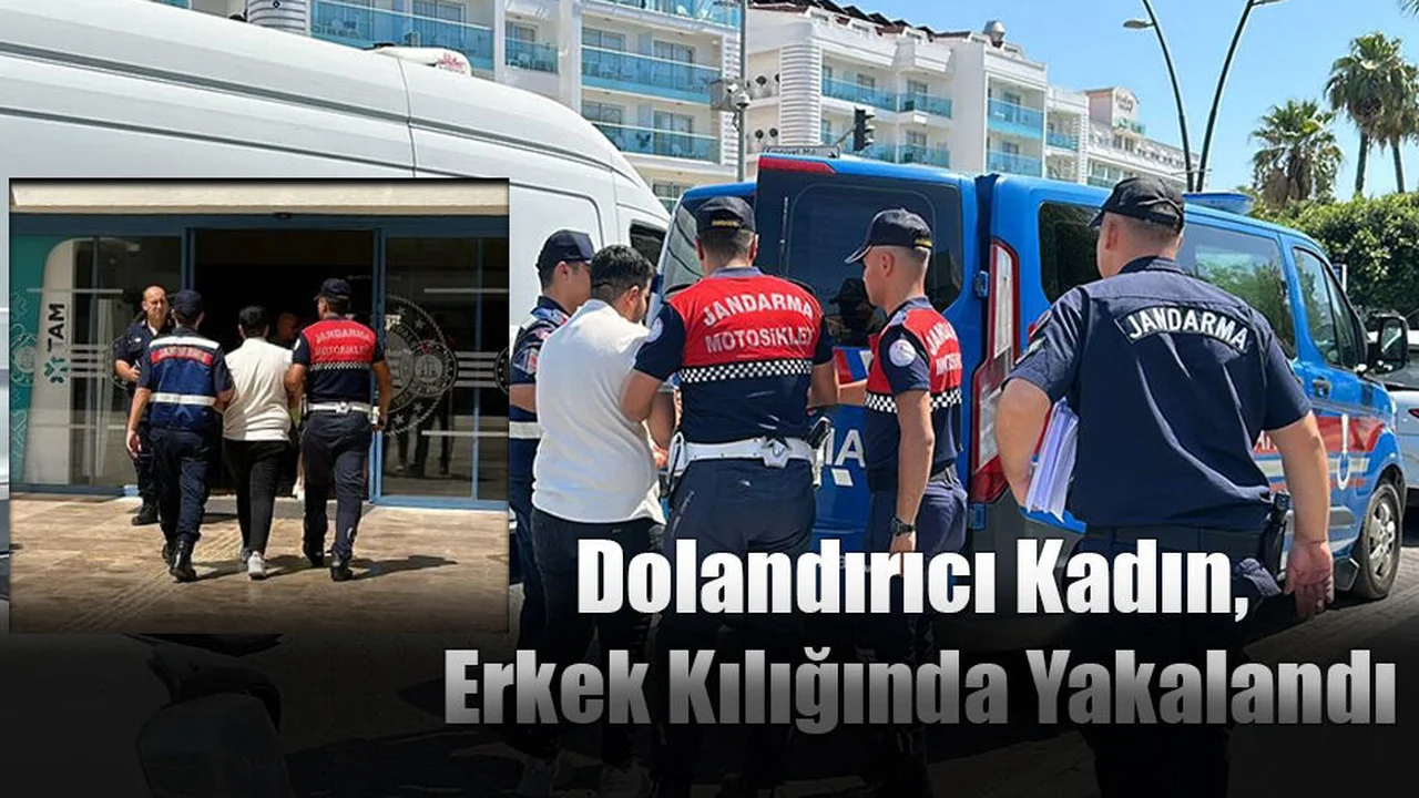 Dolandırıcı Kadın, Erkek Kılığında Yakalandı
