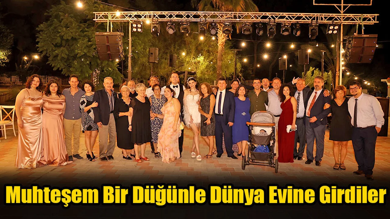 Muhteşem Bir Düğünle Dünya Evine Girdiler