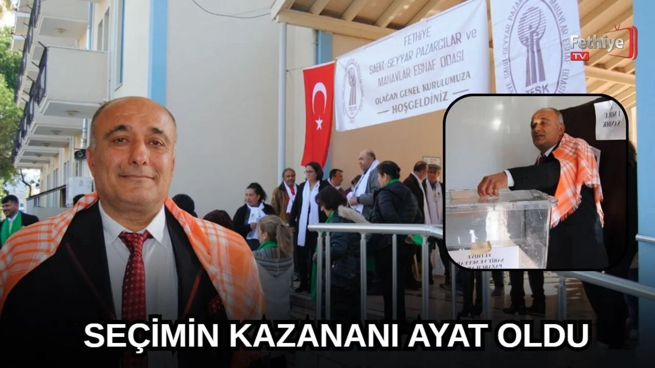Halil Ayat, 3 Oy Farkla Başkan Seçildi