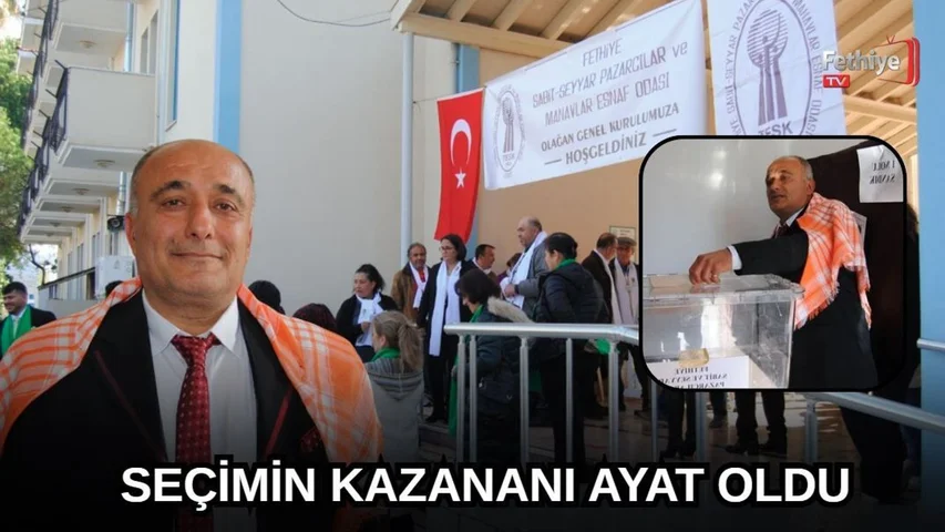 Halil Ayat, 3 Oy Farkla Başkan Seçildi