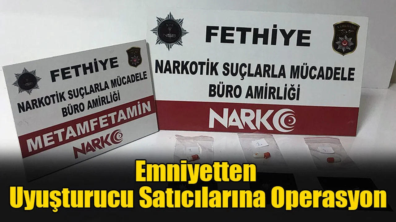 Emniyetten Uyuşturucu Satıcılarına Operasyon