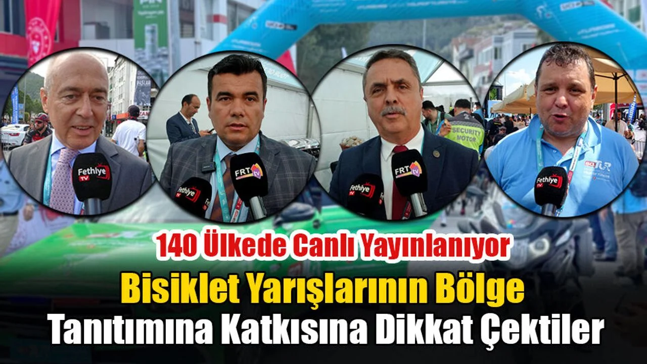 Bisiklet Yarışlarının Bölge Tanıtımına Katkısına Dikkat Çektiler