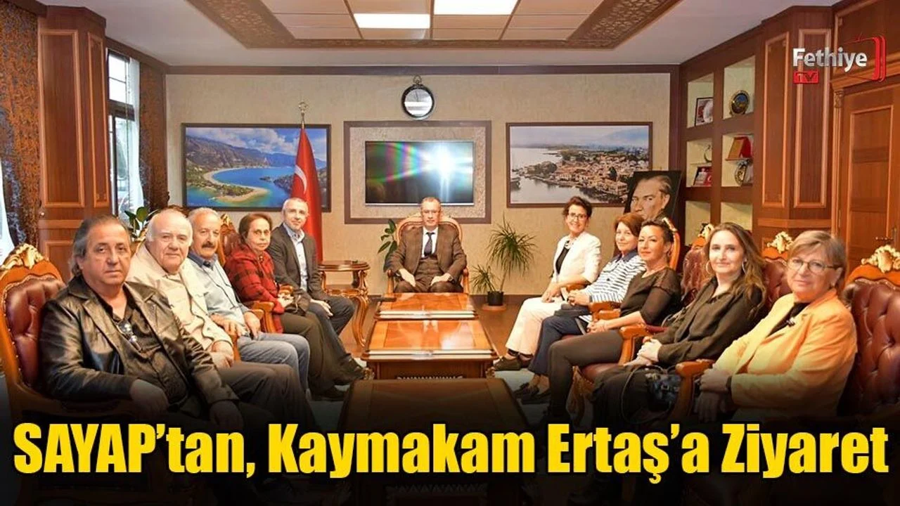 SAYAP’tan, Kaymakam Ertaş’a Ziyaret