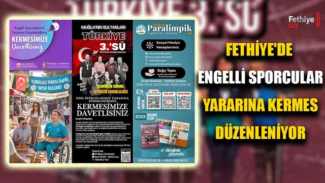 Fethiye'de Engelli Sporcular Yararına Kermes Düzenleniyor