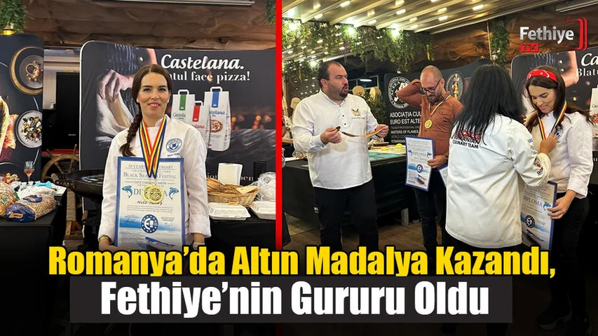 Romanya’da Altın Madalya Kazandı, Fethiye'nin Gururu Oldu