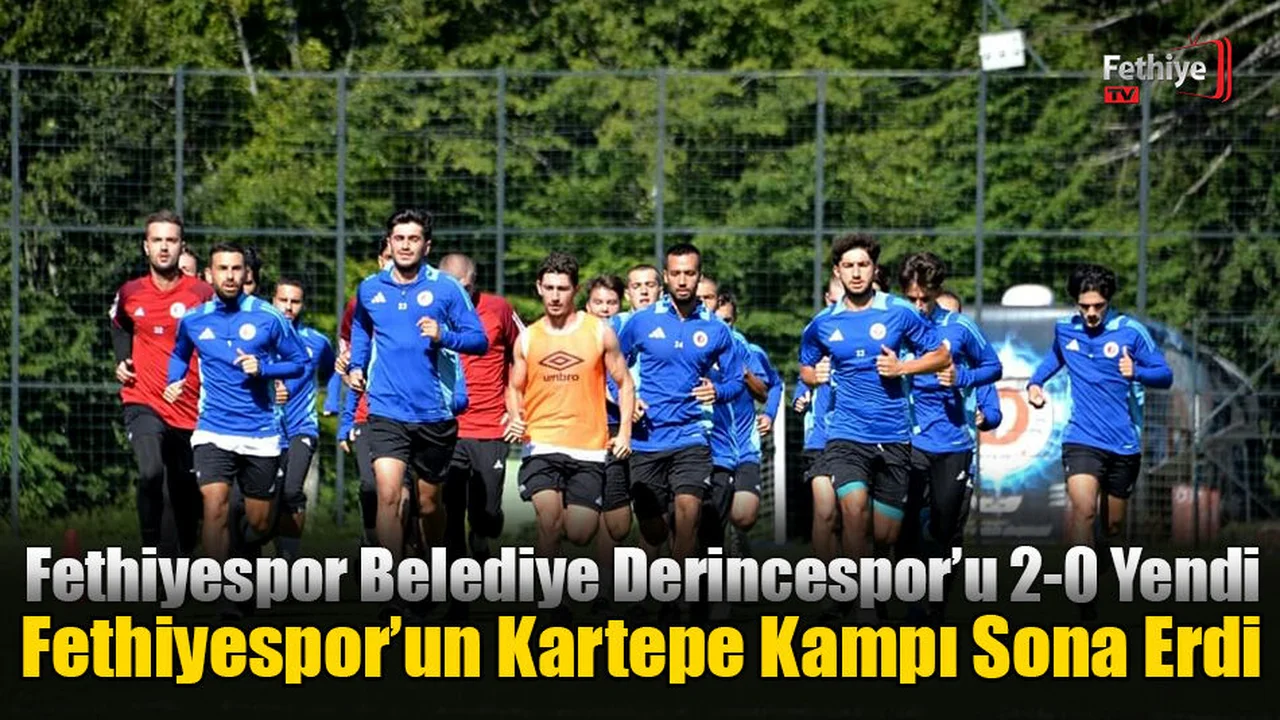 Fethiyespor, Belediye Derincespor’u 2-0 Yendi