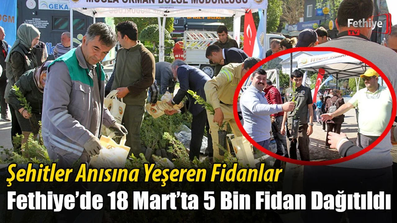 Şehitler Anısına Yeşeren Fidanlar