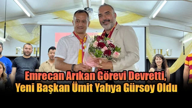 Fethiye Galatasaray Taraftarlar Derneği’nde Başkanlık Değişimi