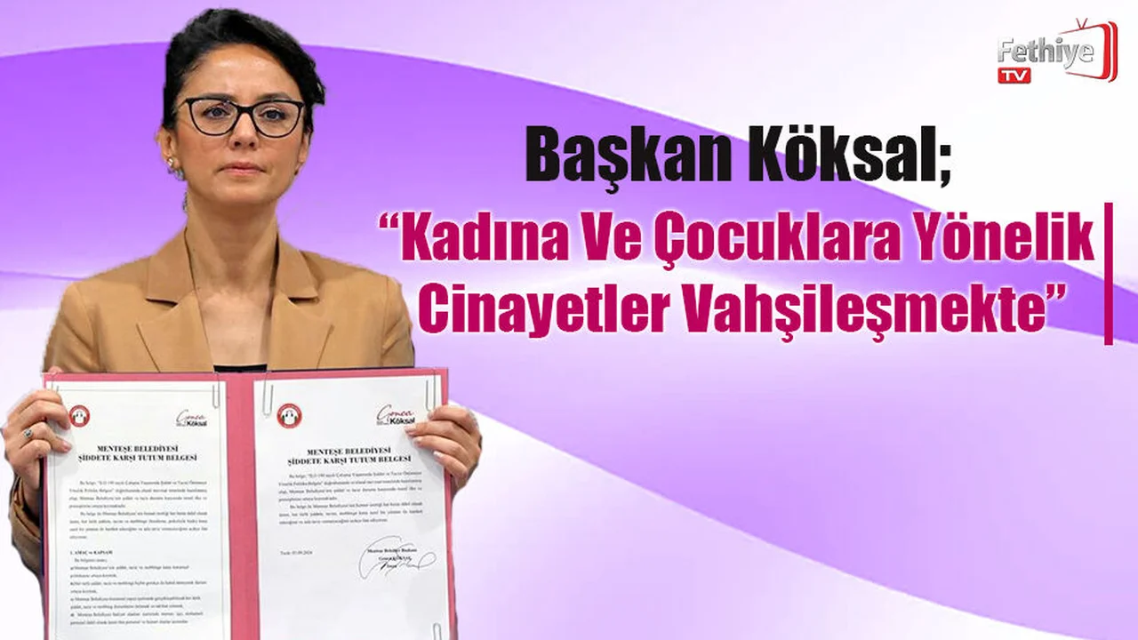 Başkan Köksal'dan Kadın Cinayetlerine Sert Tepki