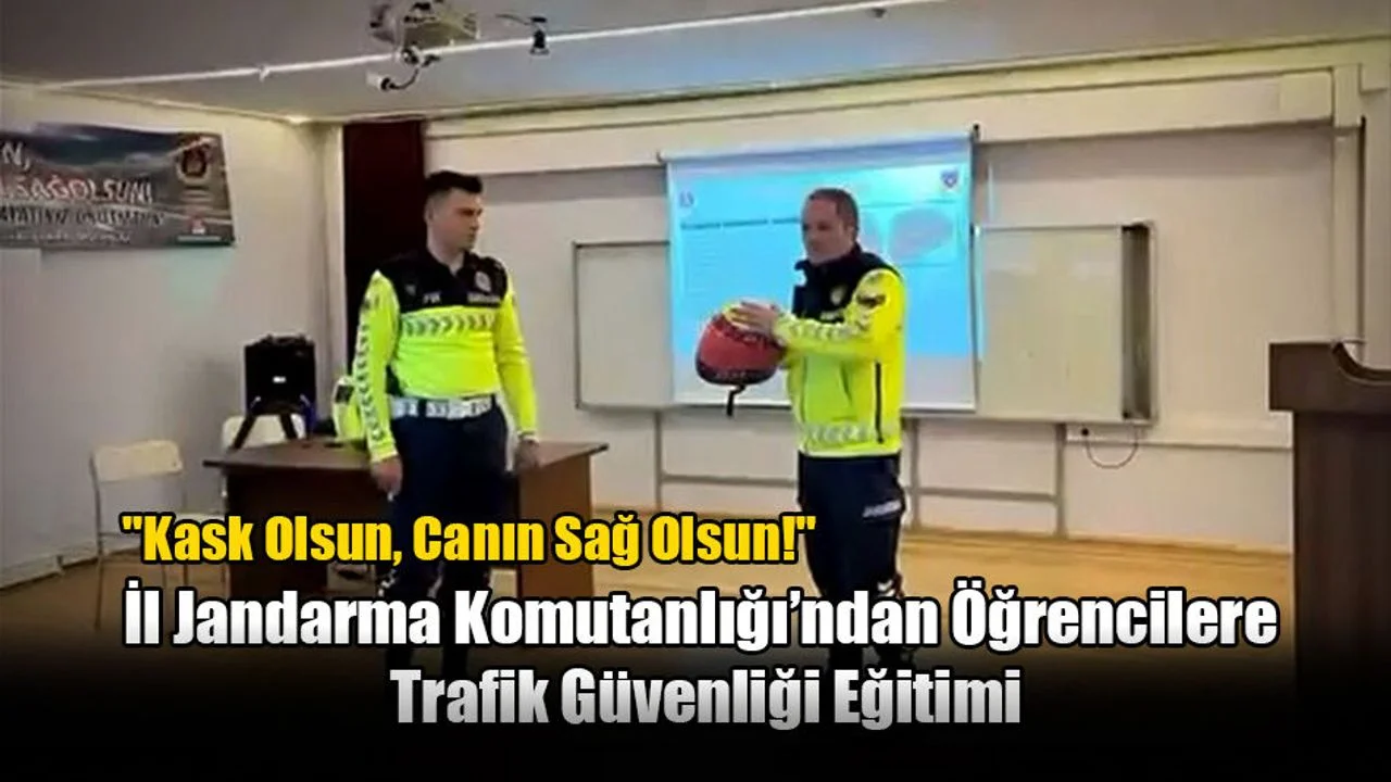Muğla İl Jandarma Komutanlığı’ndan Öğrencilere Trafik Güvenliği Eğitimi