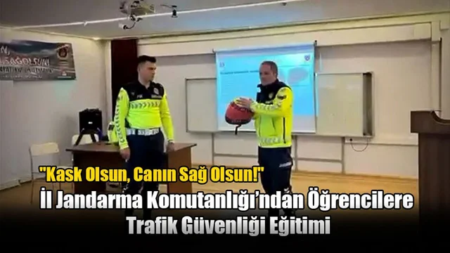 Muğla İl Jandarma Komutanlığı’ndan Öğrencilere Trafik Güvenliği Eğitimi