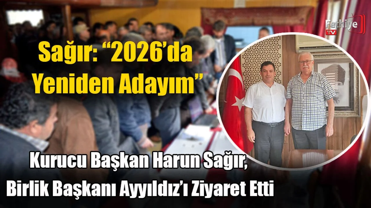 Kurucu Başkan Harun Sağır, Birlik Başkanı Ayyıldız’ı Ziyaret Etti