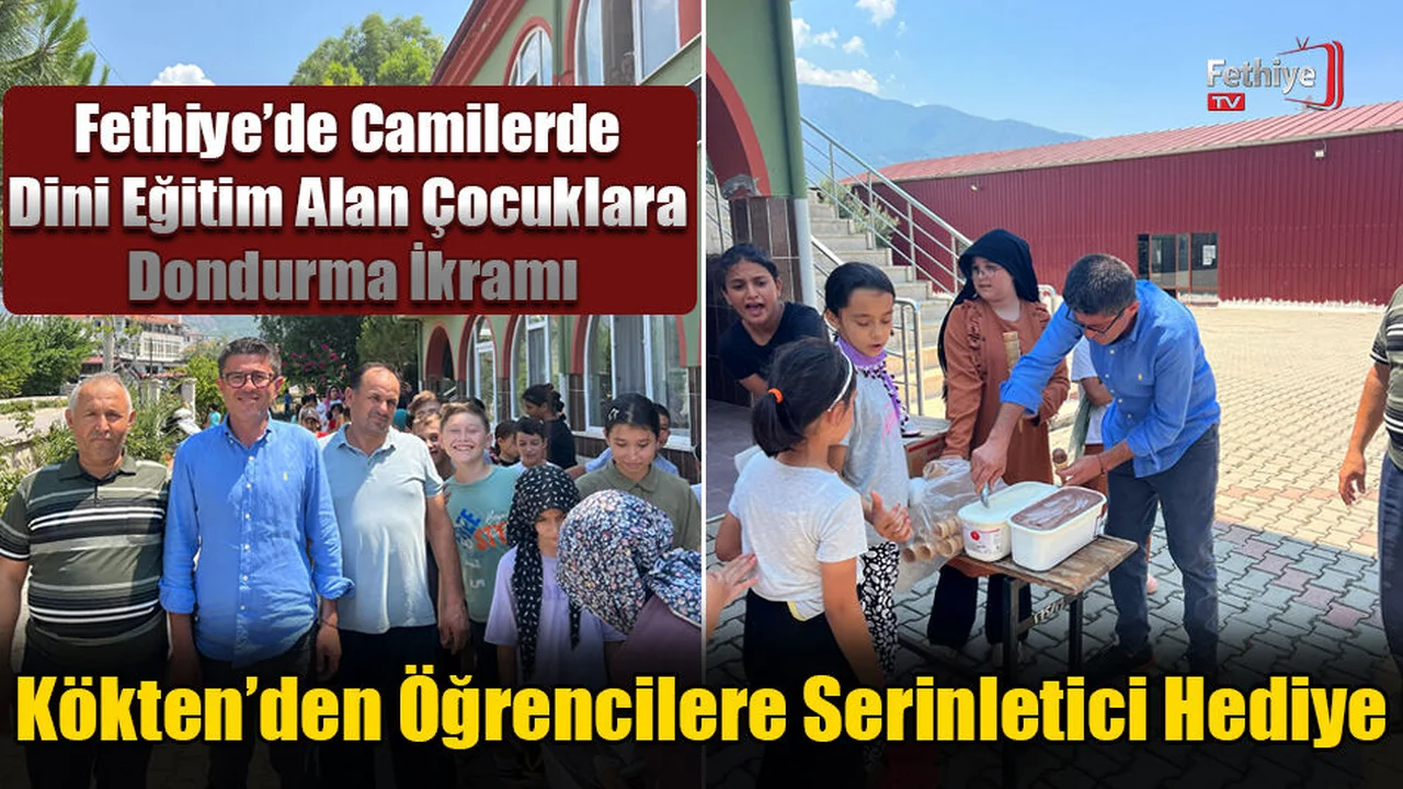 Kökten’den Öğrencilere Serinletici Hediye