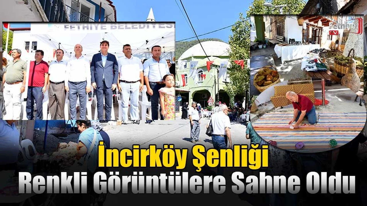 İncirköy Şenliği Renkli Görüntülere Sahne Oldu