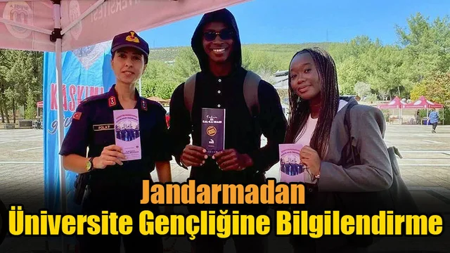 Jandarmadan Üniversite Gençliğine Bilgilendirme