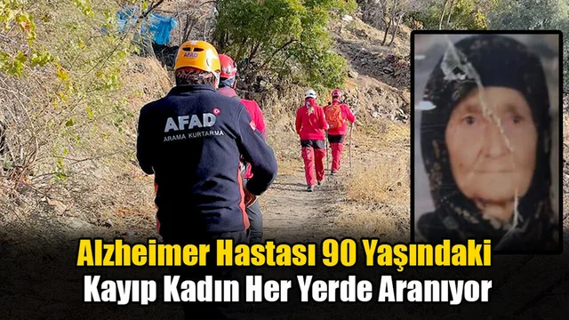Alzheimer Hastası 90 Yaşındaki Kayıp Kadın Her Yerde Aranıyor