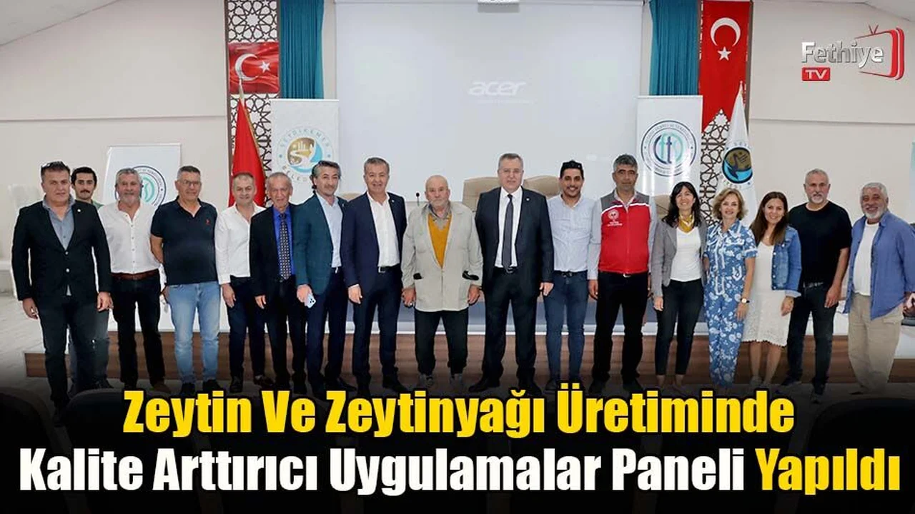 Zeytin Ve Zeytinyağı Üretiminde Kalite Arttırıcı Uygulamalar Paneli Yapıldı