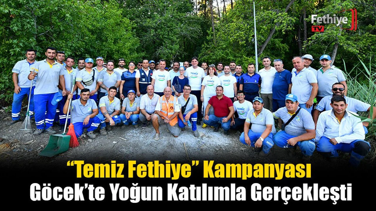“Temiz Fethiye” Kampanyası Göcek’te Yoğun Katılımla Gerçekleşti
