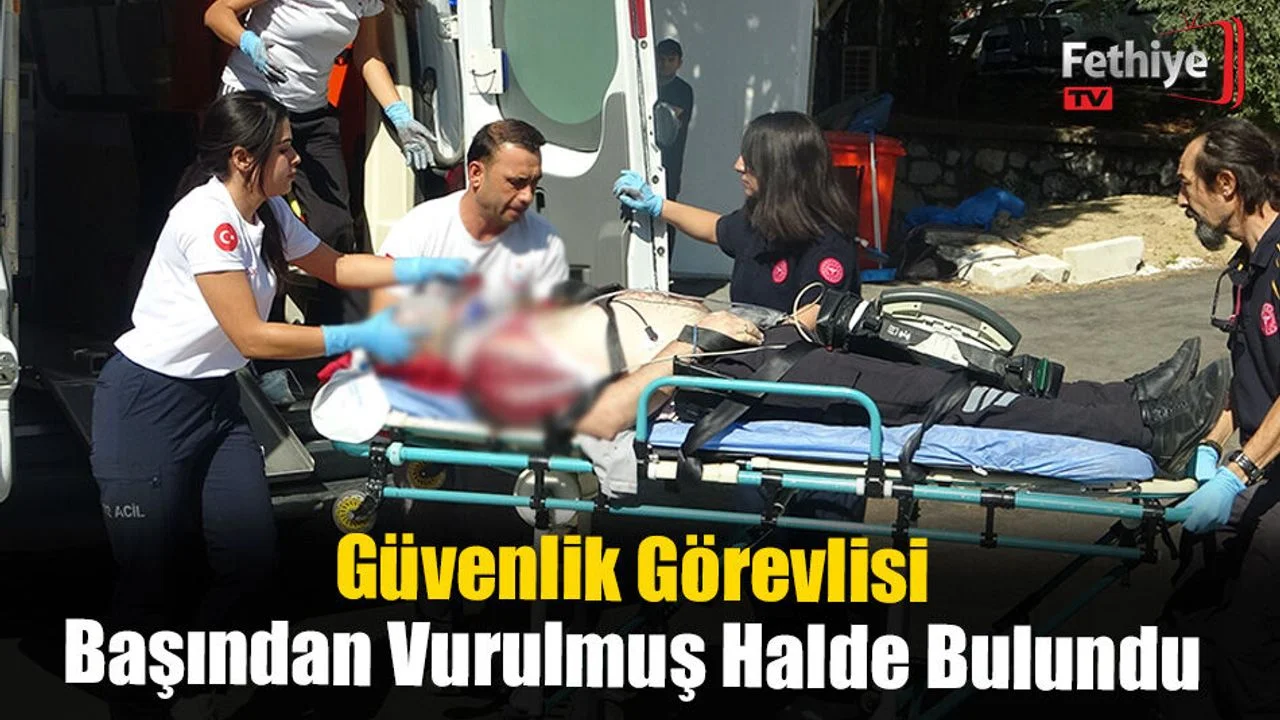 Güvenlik Görevlisi Başından Vurulmuş Halde Bulundu