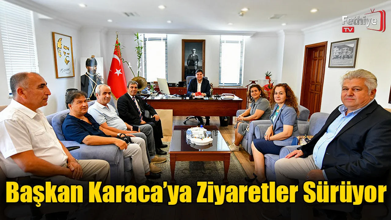 Başkan Karaca’ya Ziyaretler Sürüyor