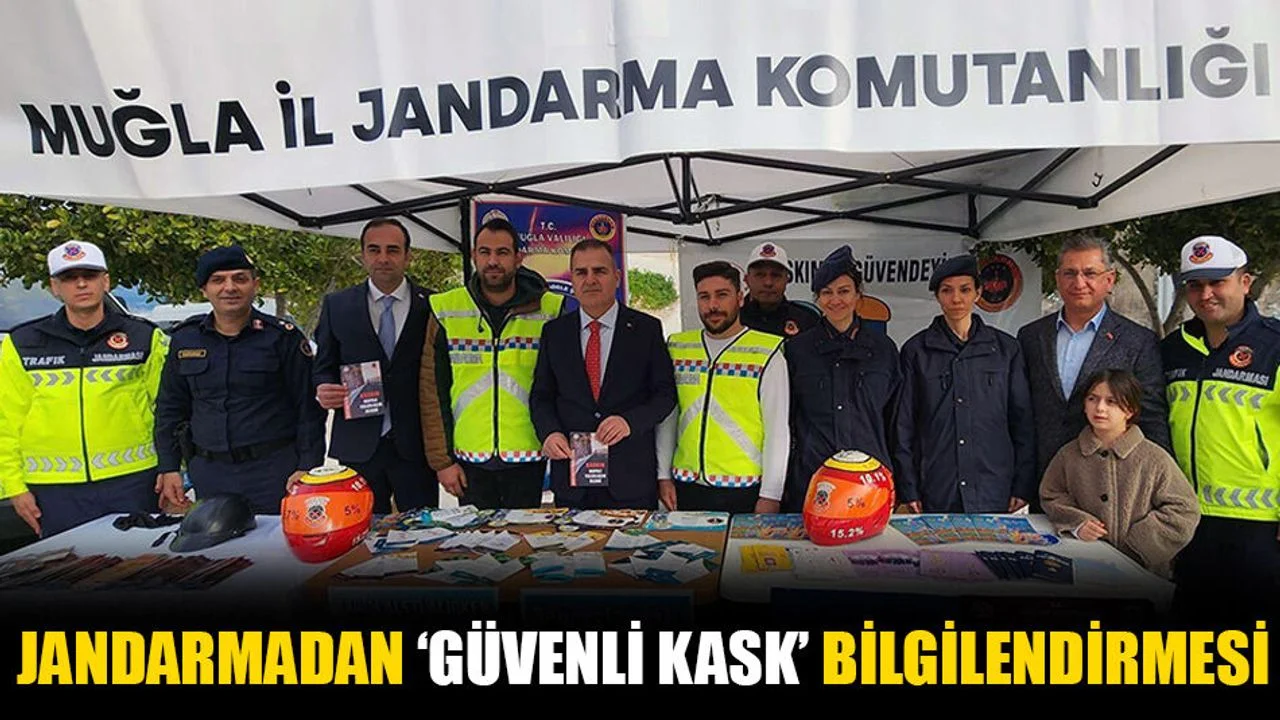 Jandarmadan ‘Güvenli Kask’ Bilgilendirmesi